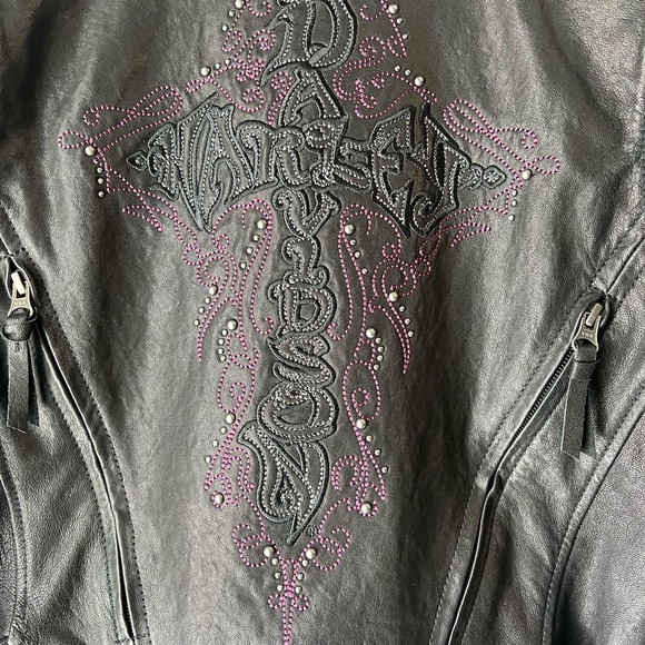 Gently used Authentic Harley Davidson Leather Jacket - Picture 2 of 16